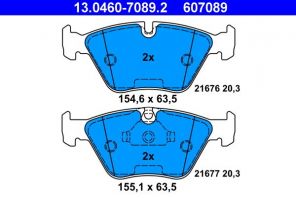 ATE 13.0460-7089.2 - Brzdové platničky -