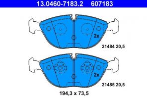 ATE 13.0460-7183.2 - Brzdové platničky -