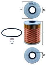 Knecht OX 68D - Olejový filter -