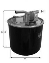 Knecht KL 554 - Palivový filter