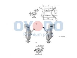 Oyodo 10N0128-OYO - Katalyzátor -
