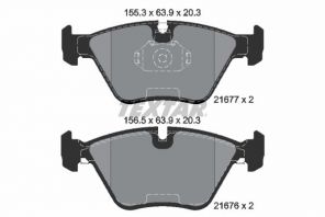 Textar 2167703 - Brzdové platničky -