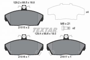Textar 2151503 - Brzdové platničky -