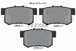 Textar 2365201 - Brzdové platničky -