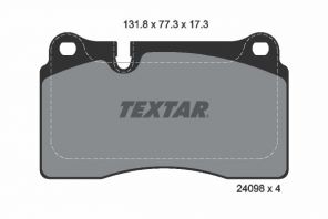 Textar 2409801 - Brzdové platničky -