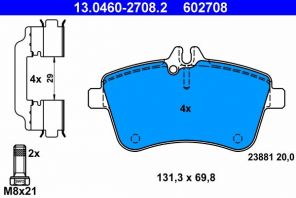 ATE 13.0460-2708.2 - Brzdové platničky -