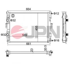 JPN 60C9045-JPN - Chladič vody