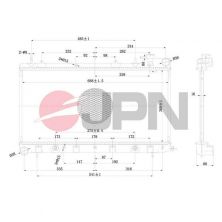 JPN 60C9050-JPN - Chladič vody