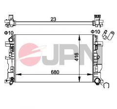 JPN 60C9066-JPN - Chladič vody