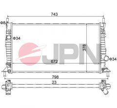 JPN 60C9071-JPN - Chladič vody