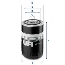 UFI 23.164.00 - Olejový filter