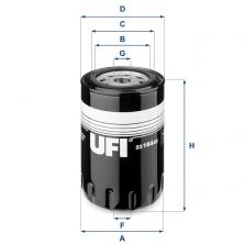 UFI 23.164.03 - Olejový filter