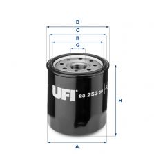 UFI 23.253.00 - Olejový filter