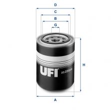 UFI 23.256.00 - Olejový filter