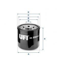 UFI 23.258.00 - Olejový filter