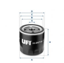 UFI 23.267.00 - Olejový filter