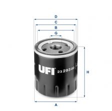 UFI 23.293.00 - Olejový filter