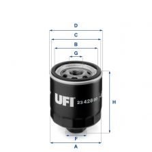 UFI 23.428.00 - Olejový filter