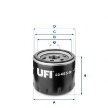 UFI 23.455.00 - Olejový filter