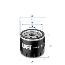UFI 23.481.00 - Olejový filter