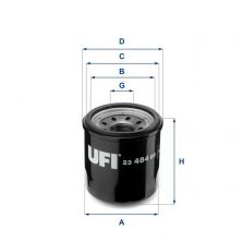 UFI 23.484.00 - Olejový filter