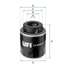 UFI 23.494.00 - Olejový filter