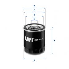 UFI 23.519.00 - Olejový filter