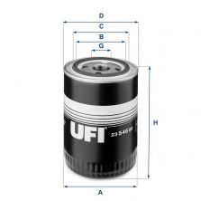 UFI 23.546.00 - Olejový filter