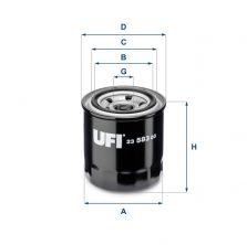 UFI 23.583.00 - Olejový filter