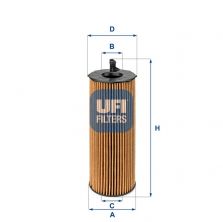 UFI 25.068.00 - Olejový filter