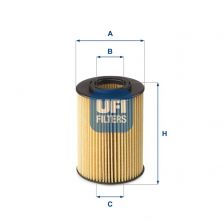 UFI 25.075.00 - Olejový filter