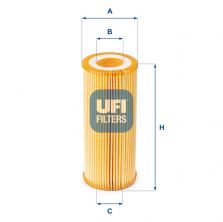 UFI 25.080.00 - Olejový filter