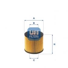 UFI 25.086.00 - Olejový filter