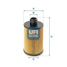 UFI 25.112.00 - Olejový filter