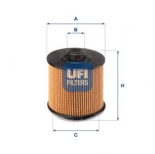 UFI 25.173.01 - Olejový filter