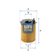 UFI 25.187.00 - Olejový filter