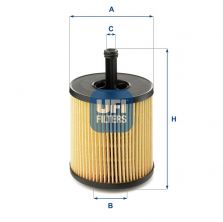 UFI 25.197.00 - Olejový filter