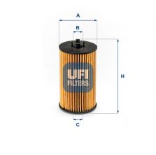 UFI 25.225.00 - Olejový filter