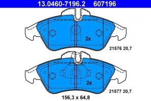 ATE 13.0460-7196.2 - Brzdové platničky -