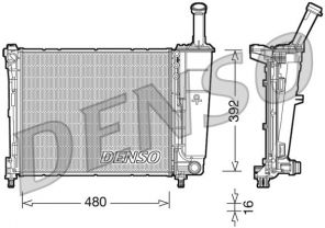 Denso DRM13016 - Chladič vody