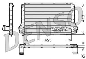 Denso DIT50003 - Chladič plniaceho vzduchu