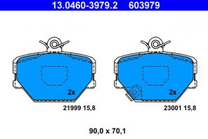 ATE 13.0460-3979.2 - Brzdové platničky -
