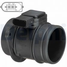Delphi AF10505-12B1 - Snímač množstva pretekajúceho vzduchu -