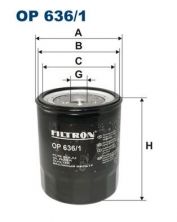 Filtron OP 636/1 - Olejový filter -