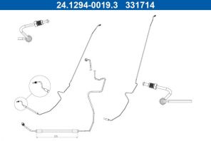 ATE 24.1294-0019.3 - Brzdová hadica -