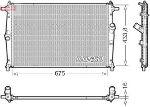 Denso DRM44054 - Chladič vody