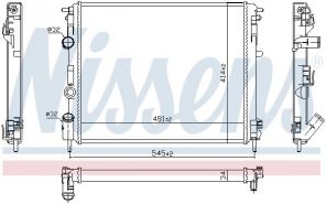 Nissens 607126 - Chladič vody -