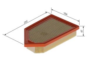 Bosch F 026 400 724 - Vzduchový filter -