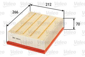 Valeo 585043 - Vzduchový filter