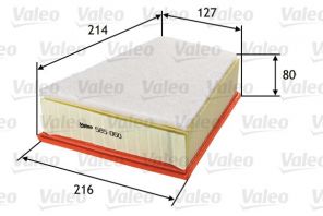 Valeo 585060 - Vzduchový filter